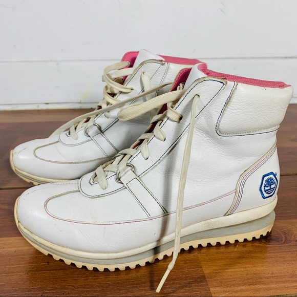 Timberland Shoes - Rare vintage 1980s pink and white timberland boots